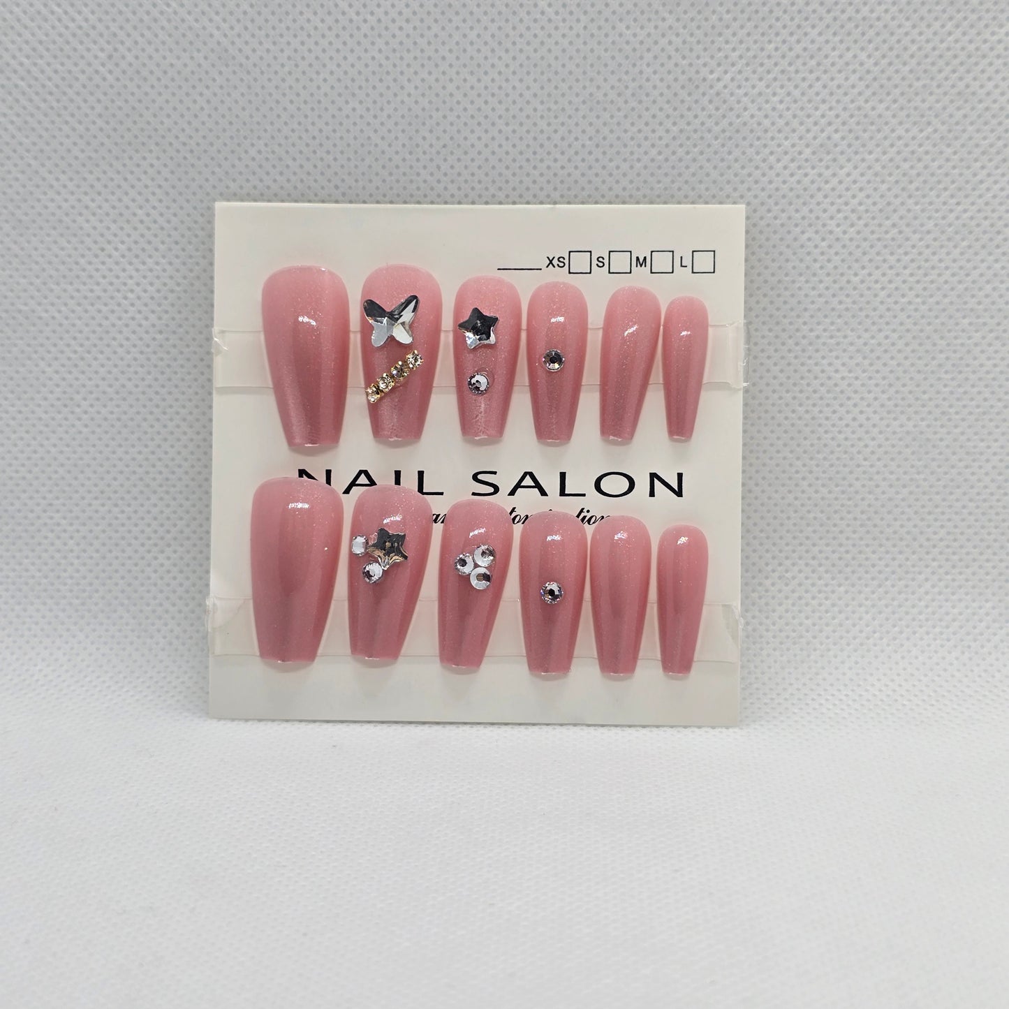 Crystal Press on Nails