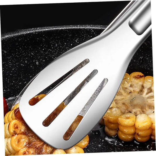 Three Hollow Lines 9 inch Food Tong