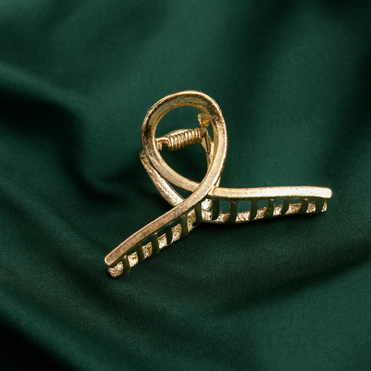 Golden Fashion Claw Clip