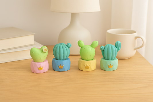 Cute Cactus Decoration-4 pcs