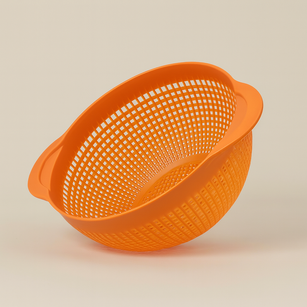 Round Plastic Storage Basket