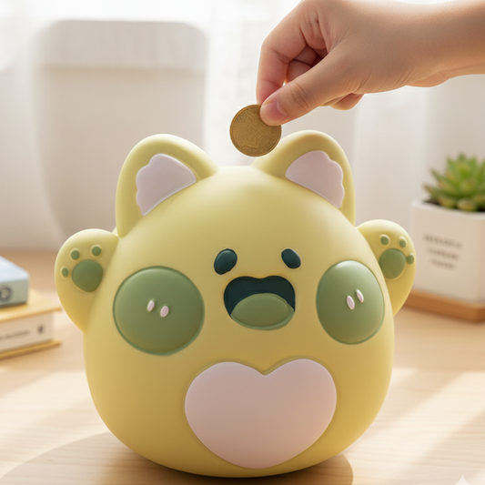 Small Chubby Cat Piggy Bank