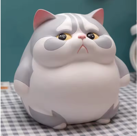 Small Chubby Cat Piggy Bank