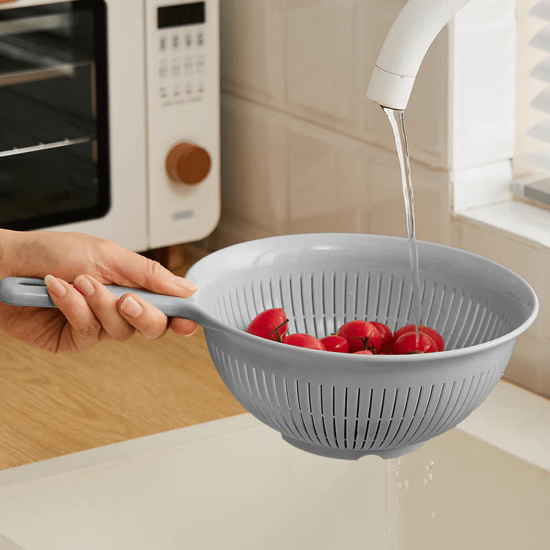 Drain basket with handle