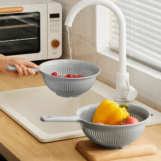 Drain basket with handle