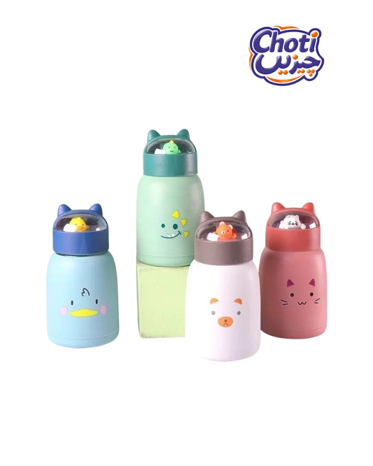 Cute Pet Cap Glass Bottle-340 ml