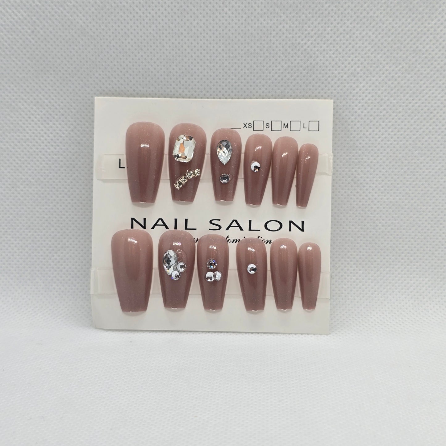 Crystal Press on Nails