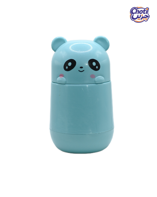 Cute Bear Portable Glass Bottle