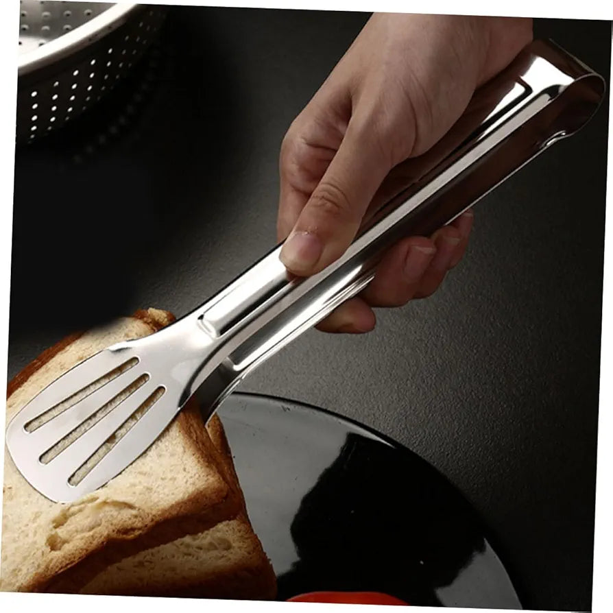 Three Hollow Lines 9 inch Food Tong