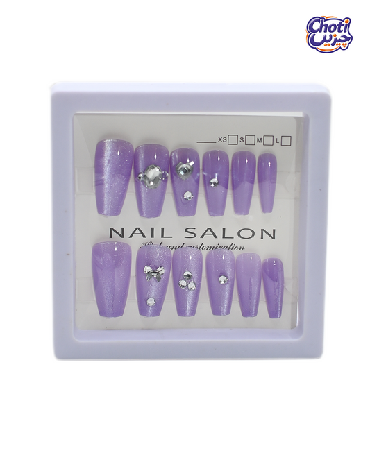 Crystal Press on Nails