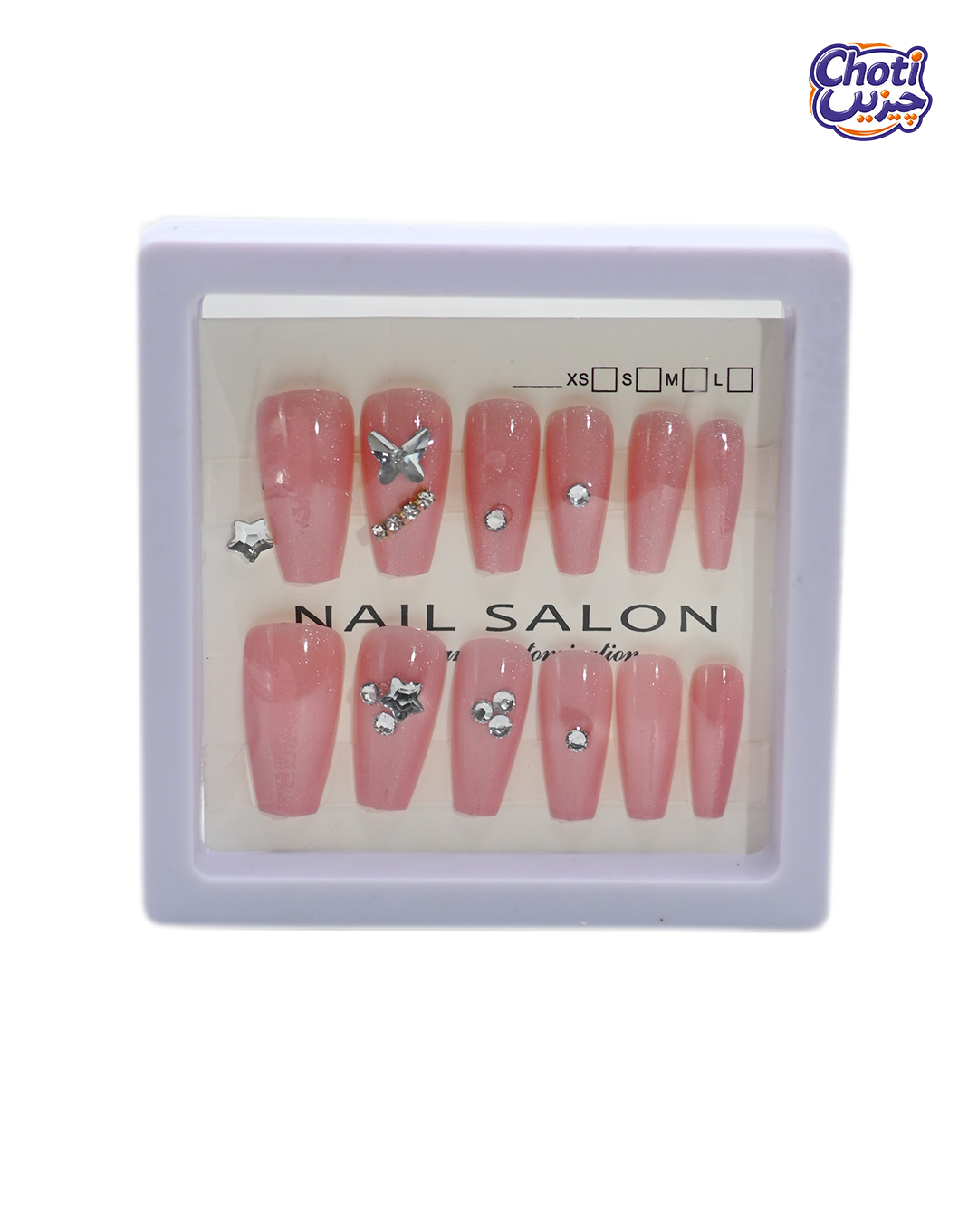 Crystal Press on Nails