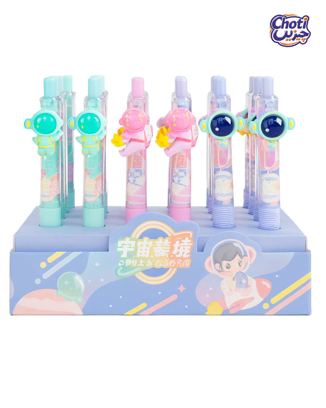 Astronaut Gel Pen-black