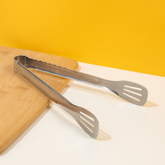 Three Hollow Lines 9 inch Food Tong
