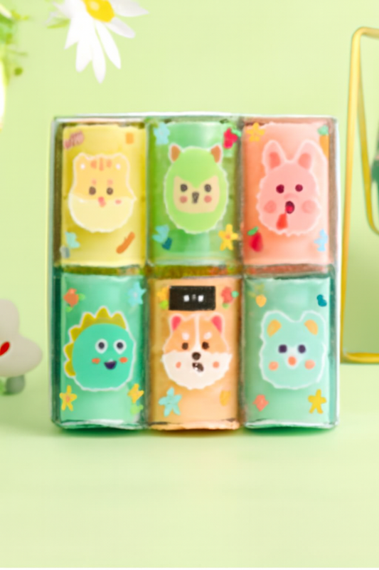 Cute Animal 4 Rolls of Stationery Tape – MC-28607