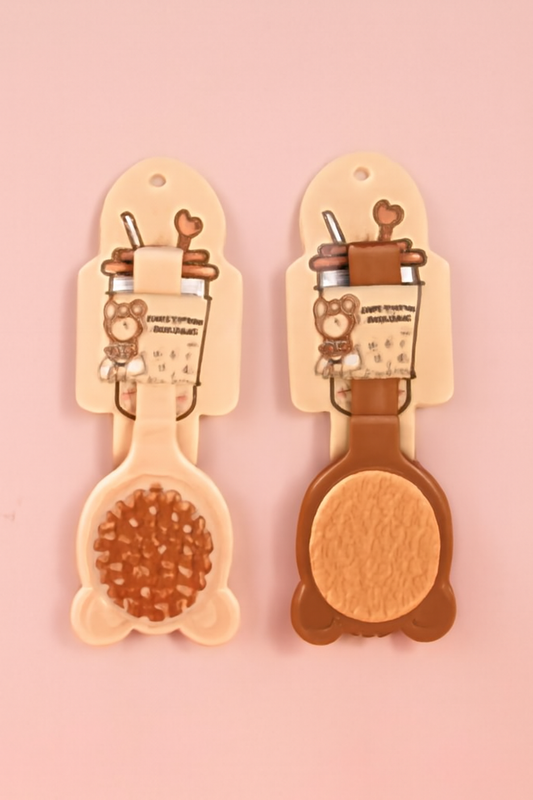 Bubble Tea Color Bear Airbag Comb