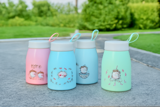 Double Layer Kitten Glass Cup