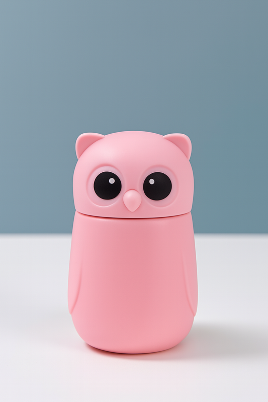 Cute Bear Portable Glass Bottle