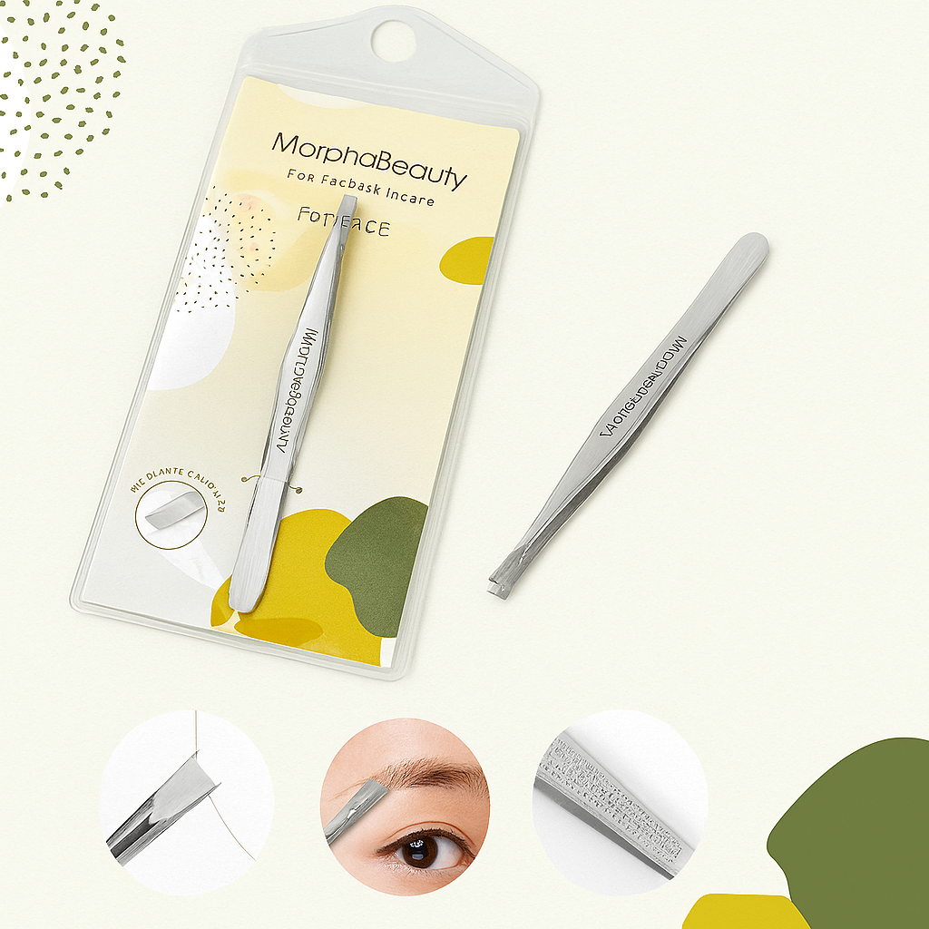 Flat Mouth Eyebrow Tweezer