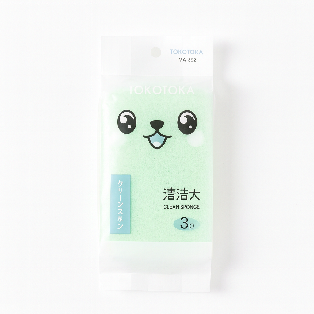 Cartoon Cleaning Sponge-3pcs