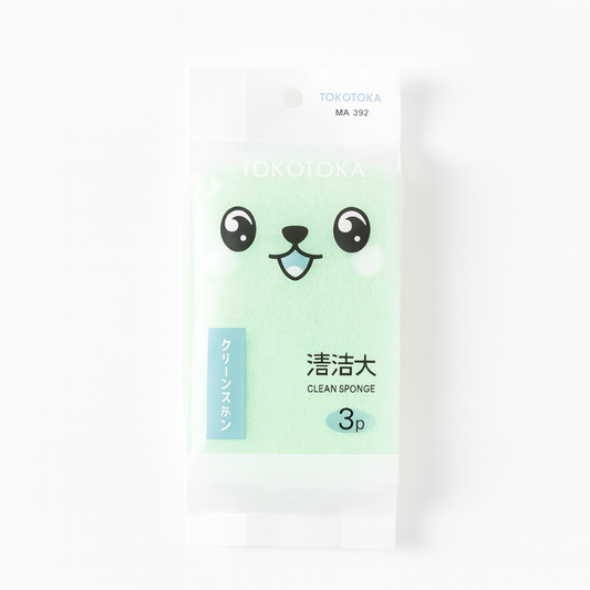 Cartoon Cleaning Sponge-3pcs