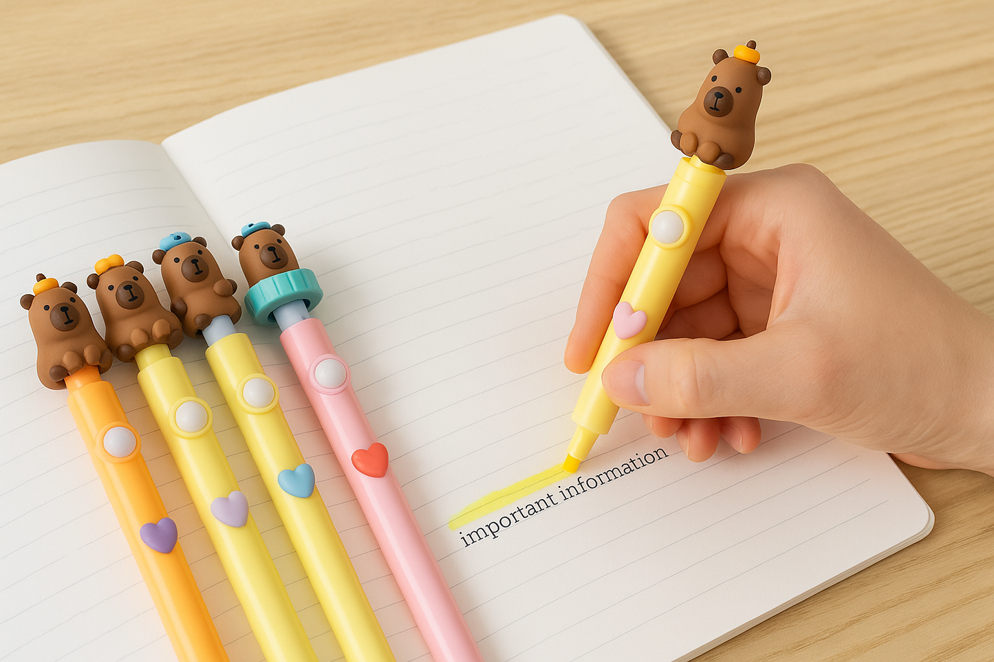 Capybara Rotating Highlighter