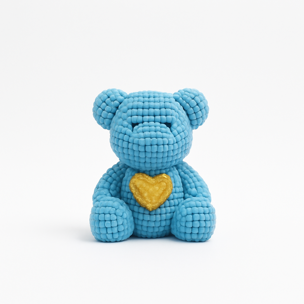 Colourful Bear Ornament