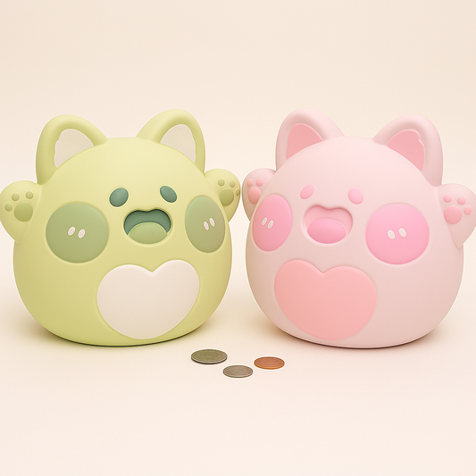 Small Chubby Cat Piggy Bank