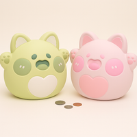 Small Chubby Cat Piggy Bank
