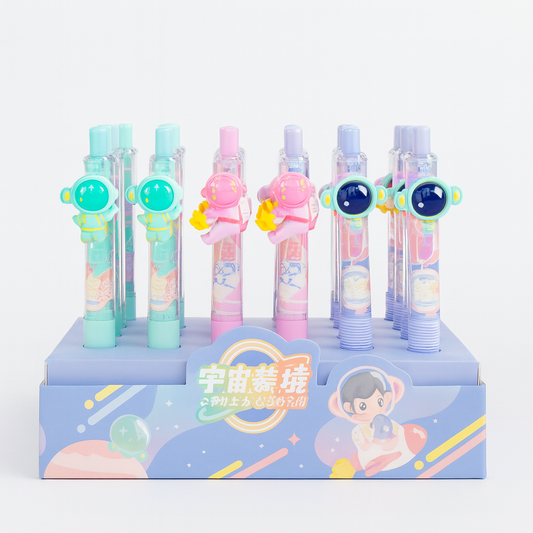 Astronaut Gel Pen-black