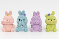 Cute Rabbit Decoration-4 pcs