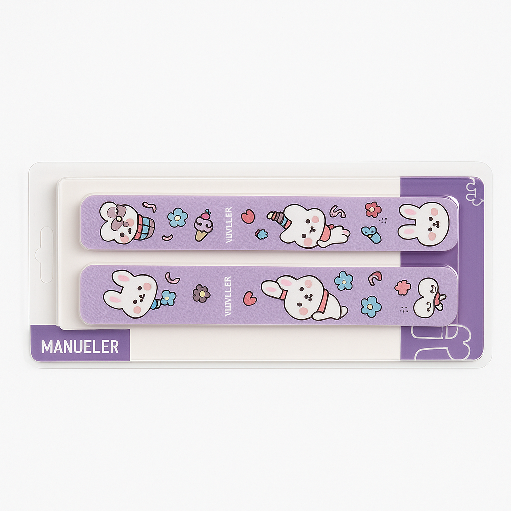 Cartoon-Shaped Nail File-2pcs