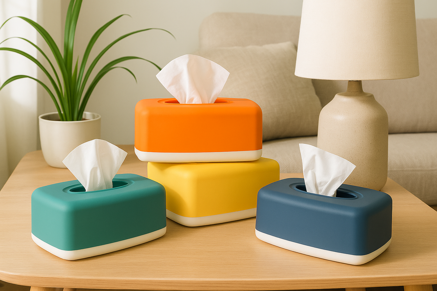 Sea Wave Tissue Box