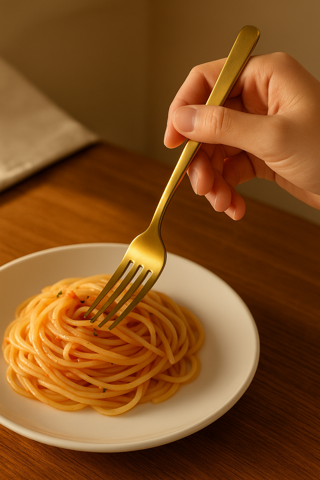 Gold Plated Fork