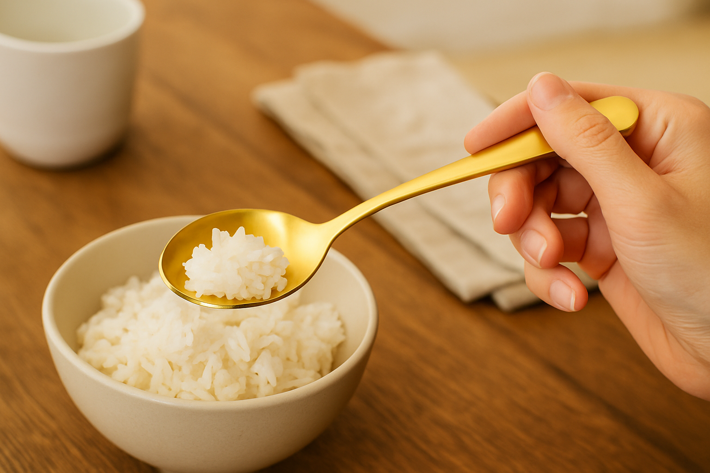 Gold Plated Pointed Spoon