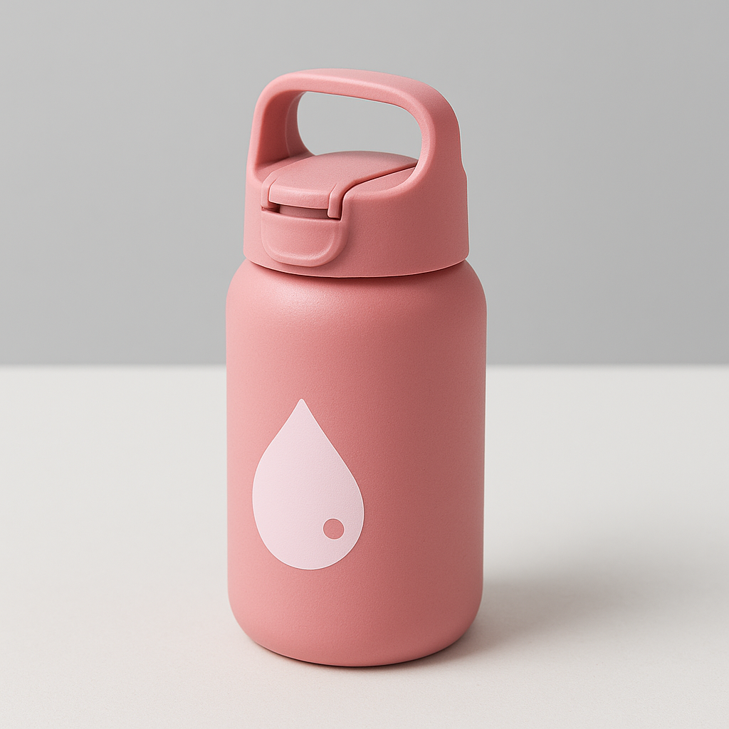 Cute Bunny Bottle – Heat-Resistant Glass (350ml)