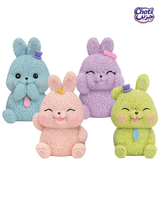 Cute Rabbit Decoration-4 pcs