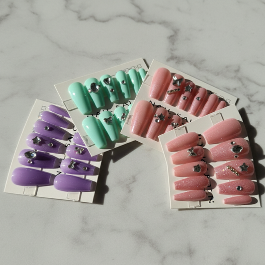 Crystal Press on Nails