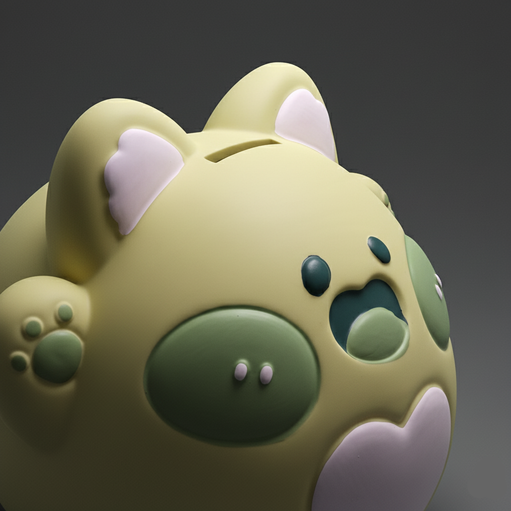 Small Chubby Cat Piggy Bank