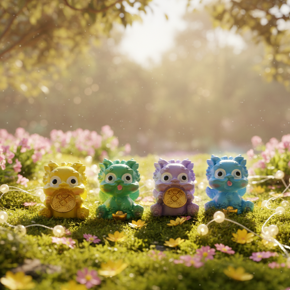 Lucky Pixiu Decoration-4 pcs