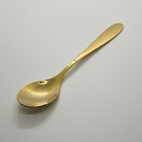 Gold Plated Pointed Spoon