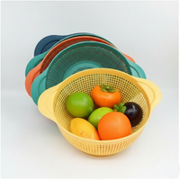 Round Plastic Storage Basket