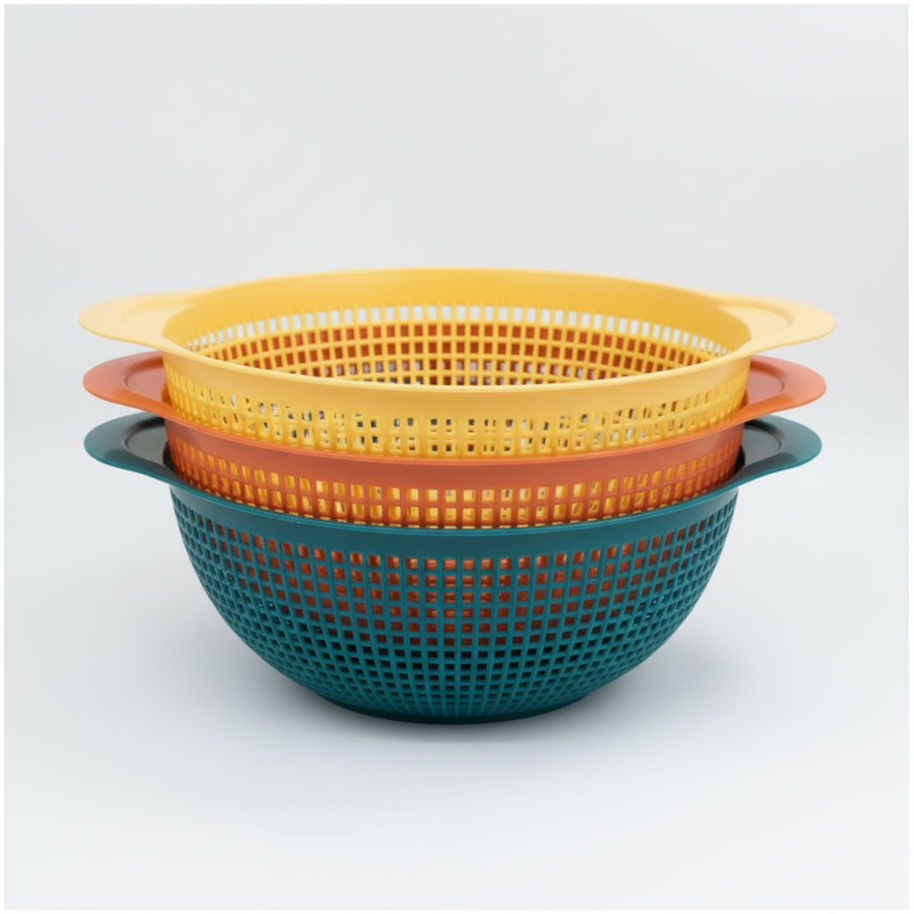 Round Plastic Storage Basket