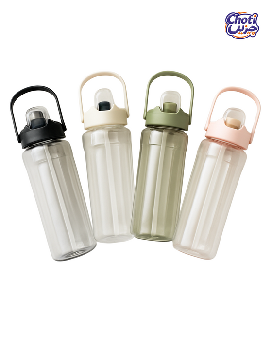 Large Capacity Double Drinking Straw Cup