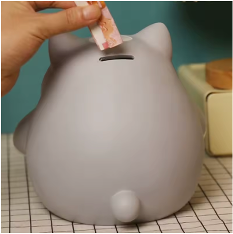 Small Chubby Cat Piggy Bank