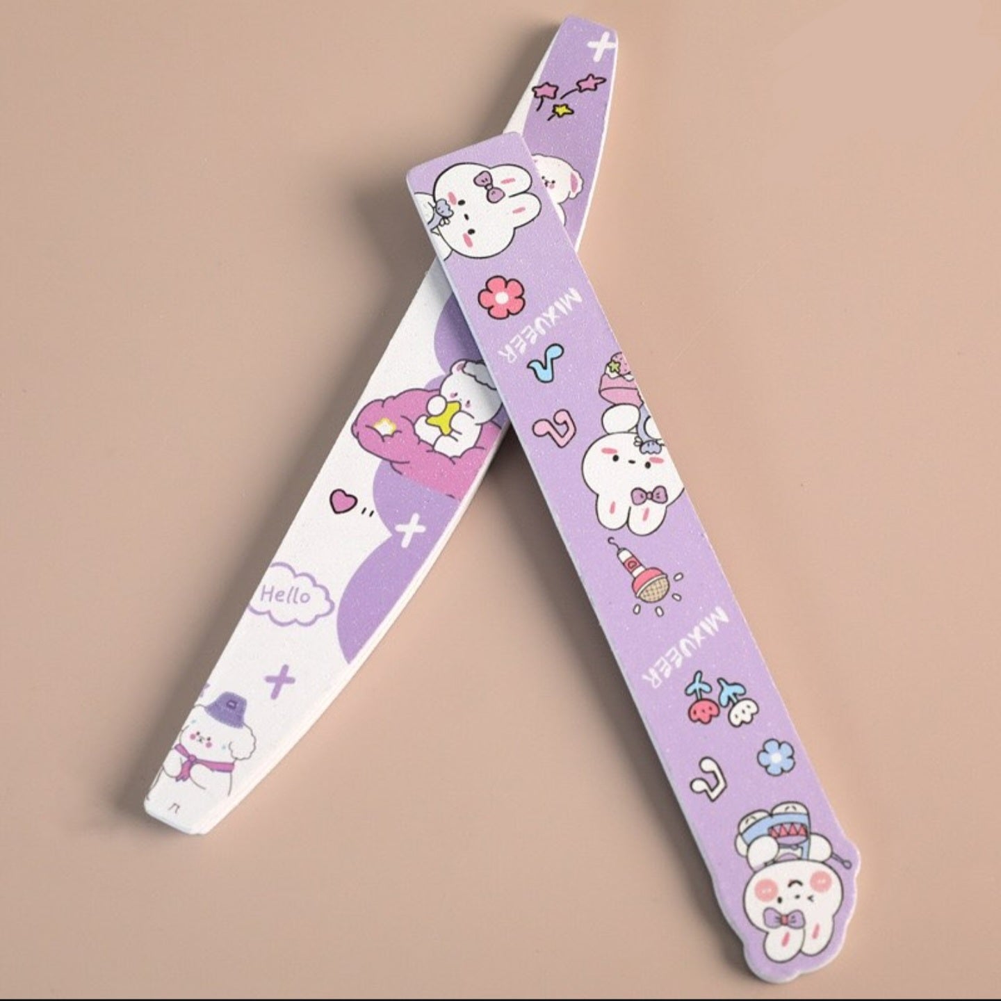 Cartoon-Shaped Nail File-2pcs