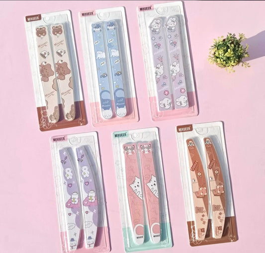 Cartoon-Shaped Nail File-2pcs