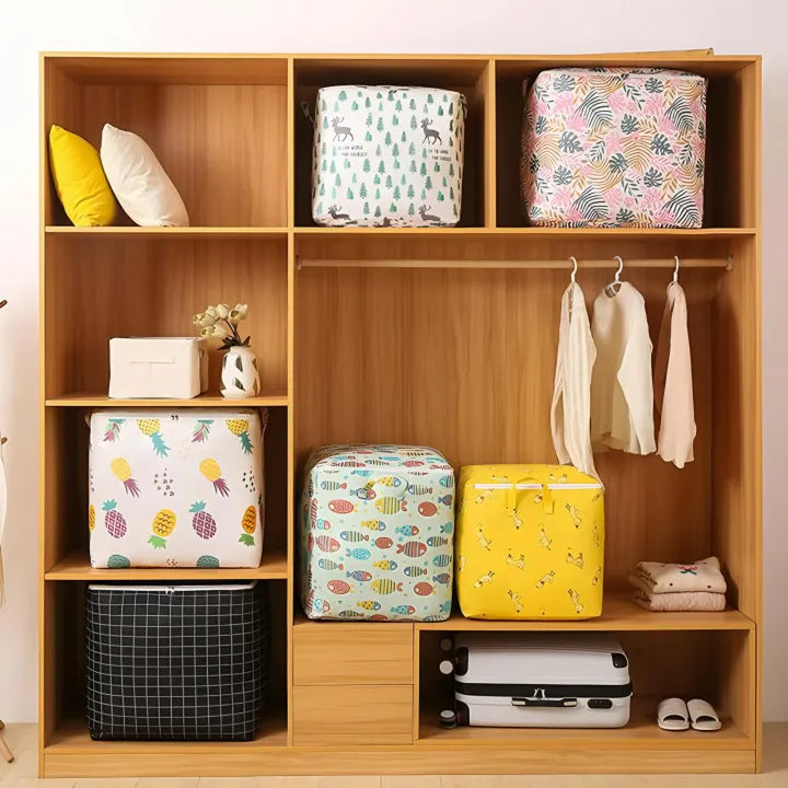 Fabric Pineapple Storage Bag