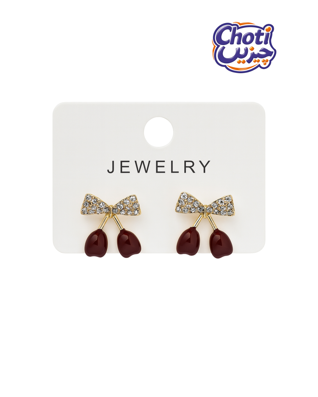 Bow and Heart Earring