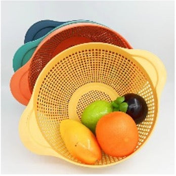 Round Plastic Storage Basket