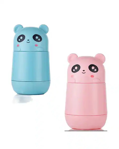 Cute Bear Portable Glass Bottle